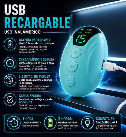 NeuroPulse™ Tecnología Inteligente de Relajación