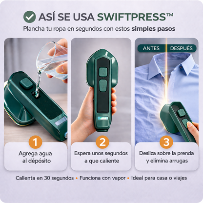SwiftPress™ Tecnología de Planchado Rápido
