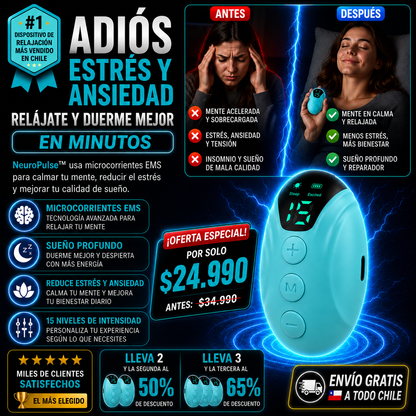 NeuroPulse™ Tecnología Inteligente de Relajación